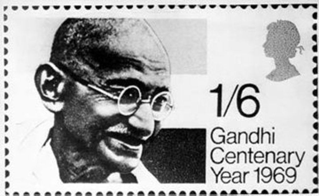 manbet手机版英国发行甘地邮票