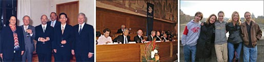 manbet手机版左上:2004年，与Akira Shizuo和Jules Hoffmann一起接受Robert Koch奖。manbet手机版中图:2007年在瑞士伯尔尼接受巴尔赞奖。manbet手机版从左至右:罗莎琳·希金斯夫人、饭岛住夫、米歇尔·津克、朱尔斯·霍夫曼、布鲁斯·博特勒和卡尔海因茨Böhm。manbet手机版Lower: 2006年在巴黎接受法国科学院查尔斯-利奥波德-梅耶奖。manbet手机版从左至右:Elliot Beutler, Nadia Krochin, Jonathan Beutler, Betsy Layton和Daniel Beutler。manbet手机版(摄影:Bruce Beutler)。