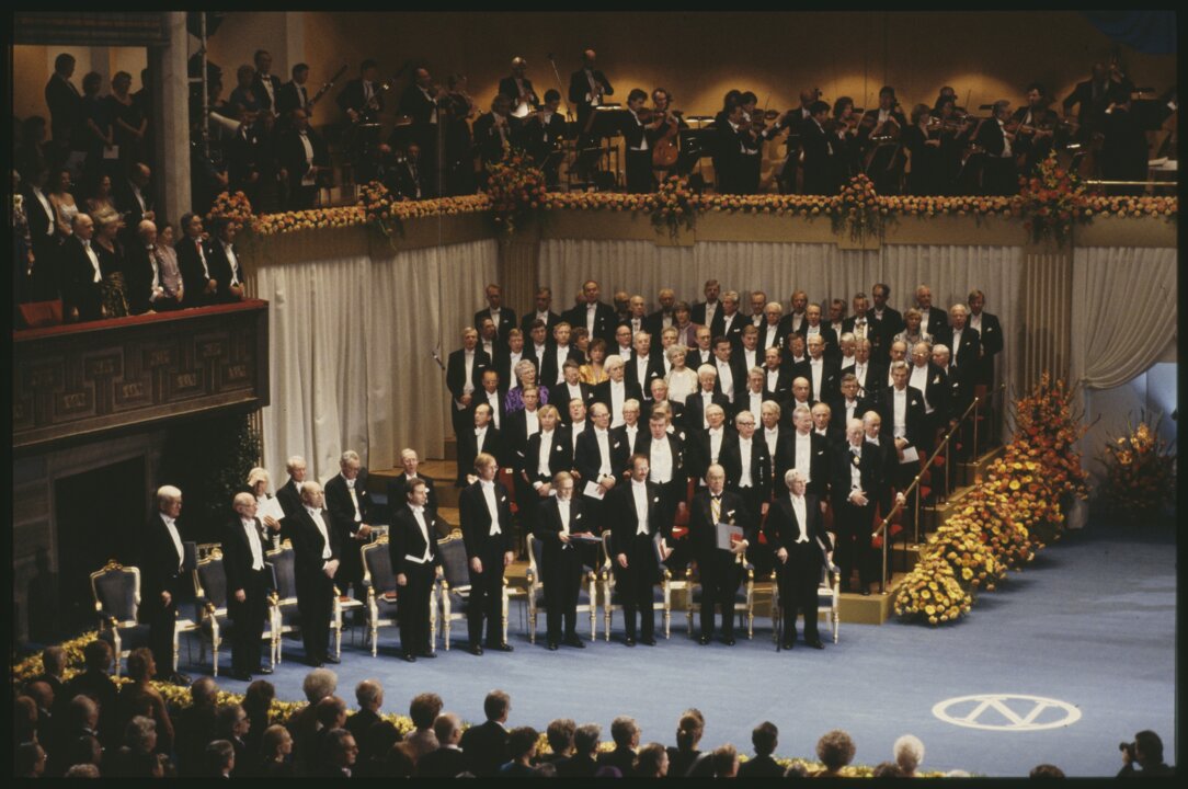 manbet手机版1989年诺贝尔奖颁奖典礼