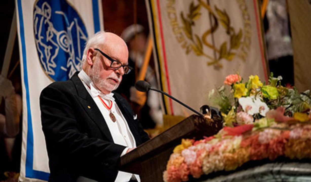 manbet手机版j·弗雷泽·斯托达特爵士在诺贝尔宴会上发表宴会演讲