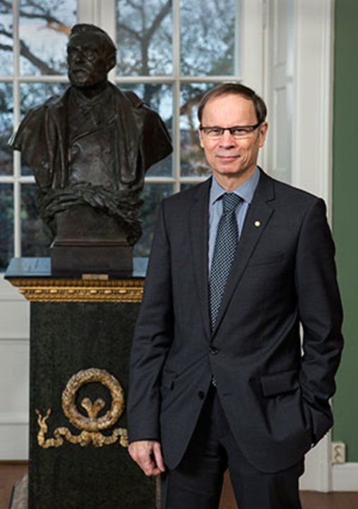 Jean Tirole during a visit to the Royal Swedish Academy of Sciences in Stockholm, Sweden.