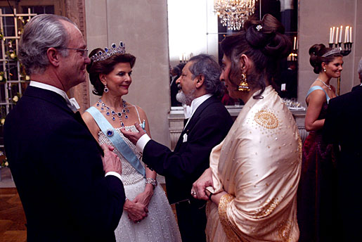 manbet手机版在王子画廊，英国王室与诺贝尔奖得主会面