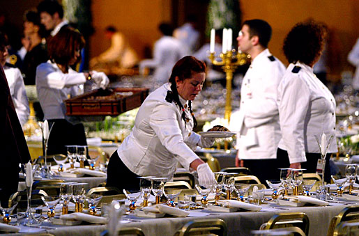 manbet手机版2003年诺贝尔晚宴的准备工作