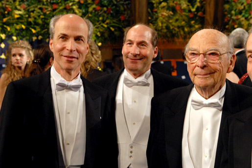 manbet手机版诺贝尔化学奖得主罗杰·科恩伯格和他的父亲阿瑟·科恩伯格，1959年诺贝尔生理学或医学奖得主