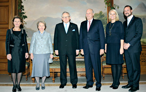 manbet手机版2008年诺贝尔和平奖得主与挪威皇室家族