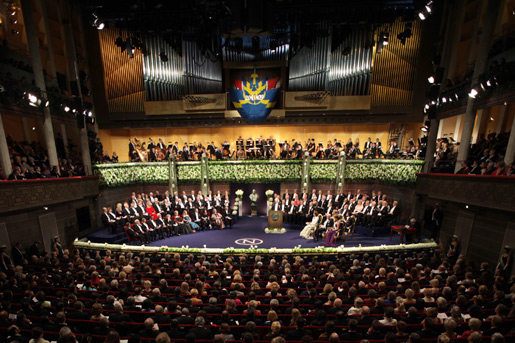 manbet手机版狗万世界杯诺贝尔奖颁奖典礼在斯德哥尔摩音乐厅举行