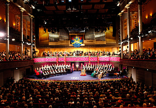 manbet手机版诺贝尔奖颁奖典礼在斯德哥尔摩音狗万世界杯乐厅举行