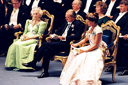 manbet手机版1999年诺贝尔奖颁奖典礼在斯德哥尔摩音乐厅举行