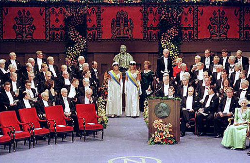 manbet手机版空红椅子等待着1999年诺贝尔奖得主