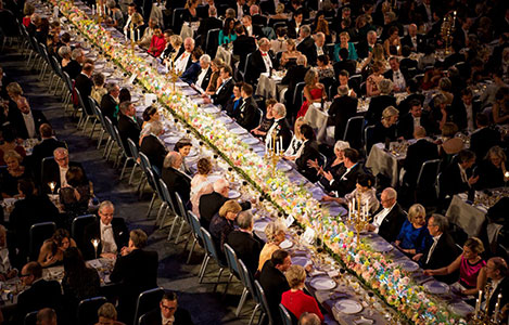manbet手机版瑞典王室、诺贝尔奖获得者和其他贵宾