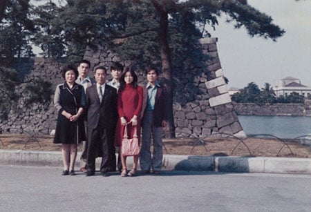 manbet手机版1979年，Shuji和他的家人。