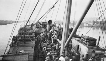 manbet手机版1921年7月26日，950名德国战俘乘坐塞浦路斯号船从里加渡海抵达什切青。