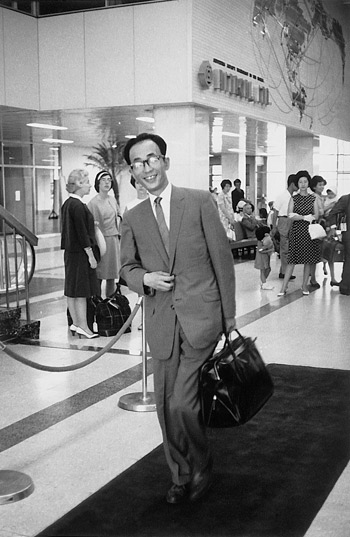 Leaving Tokyo/Haneda Airport for the U.S., August 1963